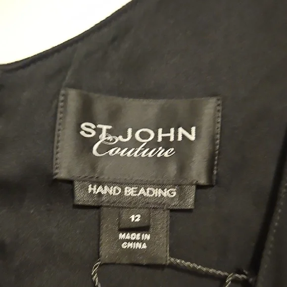 St. John Collection Black Mini Dress - Picture 4 of 5